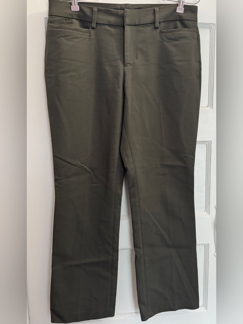 Liverpool Petite Trouser Pants | Olive Green | 8P/29
